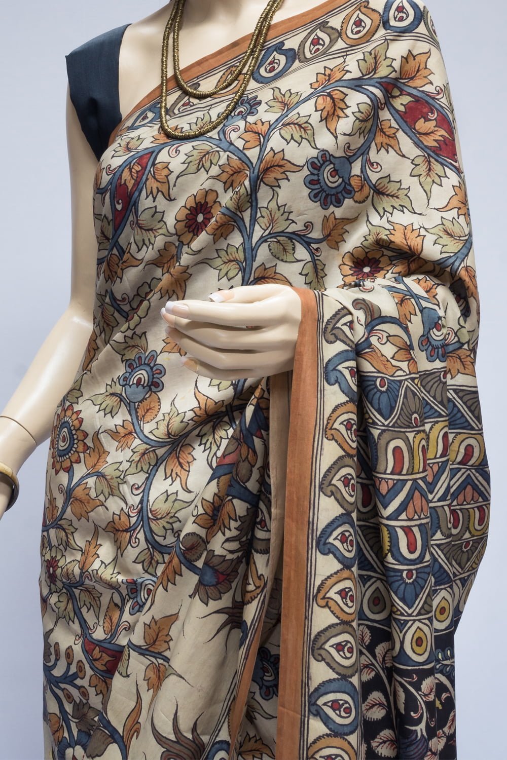 Ivory Color Designer Readymade Saree